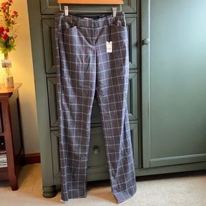 NWT!!! Express Barely Boot Cut Plaid Work Pants